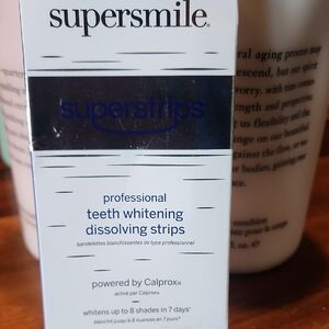 Professional Teeth Whitening Dissolving Strips - White